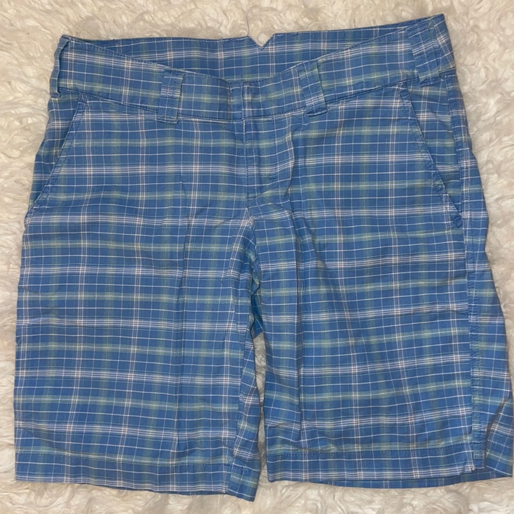 The North Face 10” V-Back Plaid Shorts, Size 6 - Picture 3 of 16
